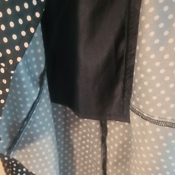 Jane Xuan Vintage dress dark green with white polka dots and beads buttons - Picture 8 of 9